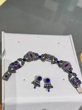 ✨💎 Ayala Bar Signed Bracelet & Earring Set — Handcrafted Wearable Art 💎✨